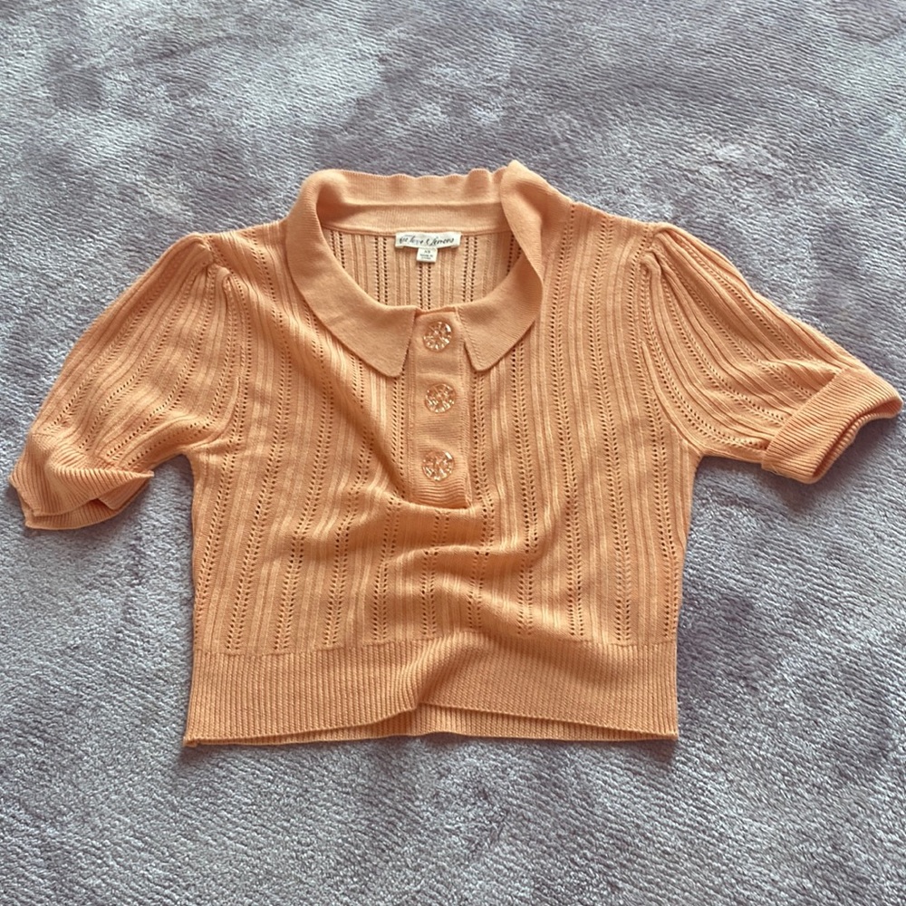 Orange for love and lemons top